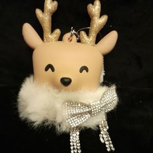 BBW BLING BLING FURRY COLLAR REINDEER